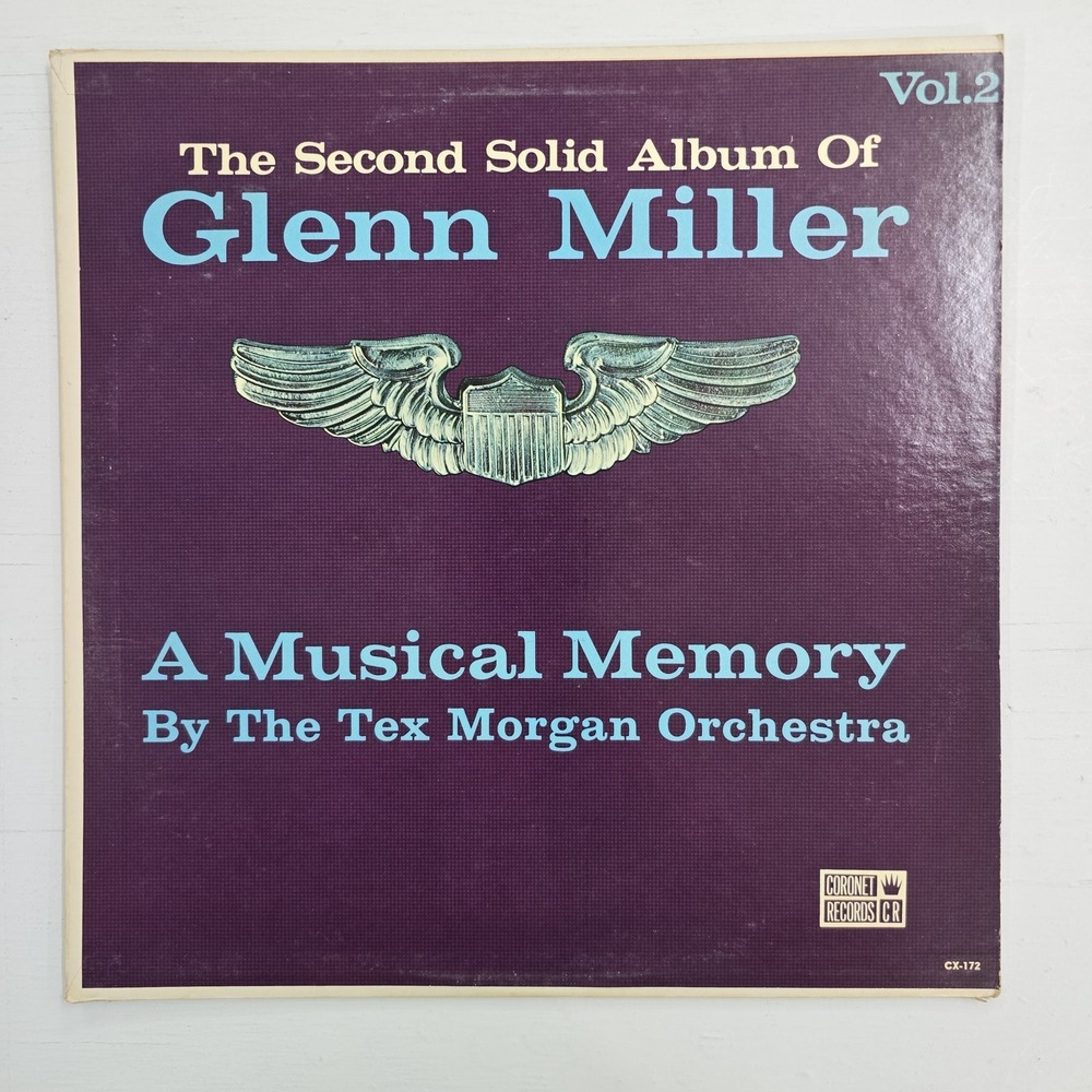 Glenn Miller & The Tex Morgan Orchestra - A Musical Memory Vol. 2 VG+/VG+ Jazz